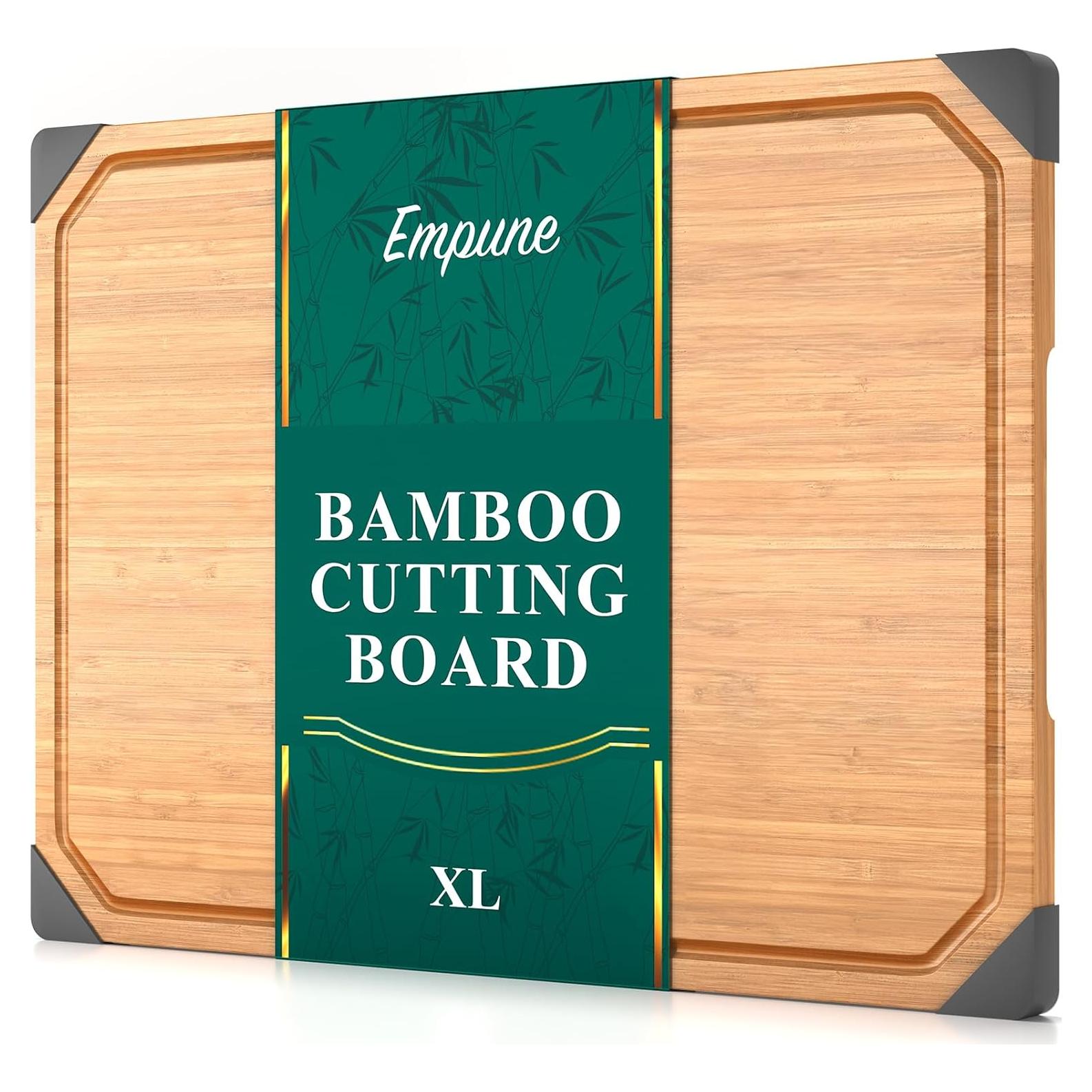 Tabla de Cortar de Bambú Empune XL 43.9x29cm Antideslizante