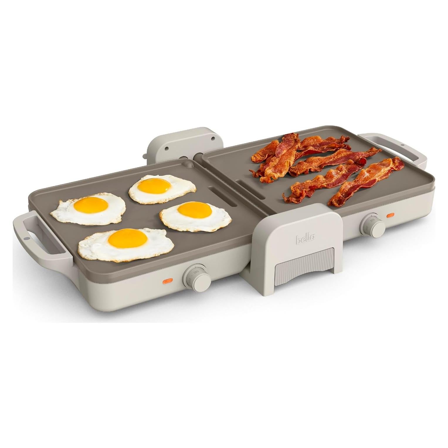 Sartén Plegable Bella 1500W Cerámica Antiadherente 2 Zonas