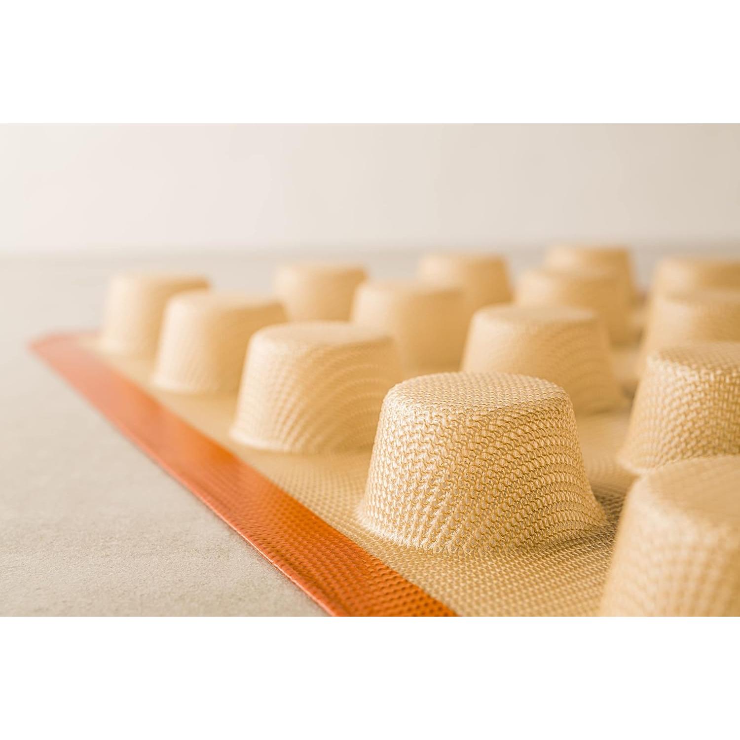 Molde Mini Muffin Silpat 20 Huecos Antiadherente 29.5x40cm
