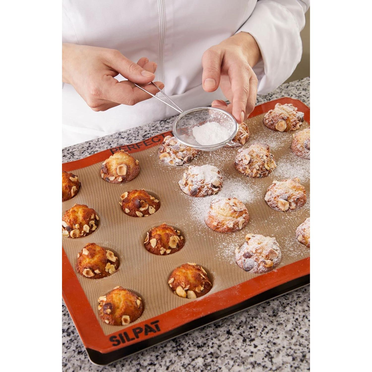 Molde Mini Muffin Silpat 20 Huecos Antiadherente 29.5x40cm