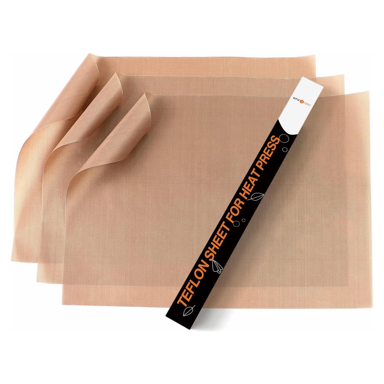 Hojas de Teflón Reutilizables HTVRONT 30.48x40.64 cm - Paquete de 3