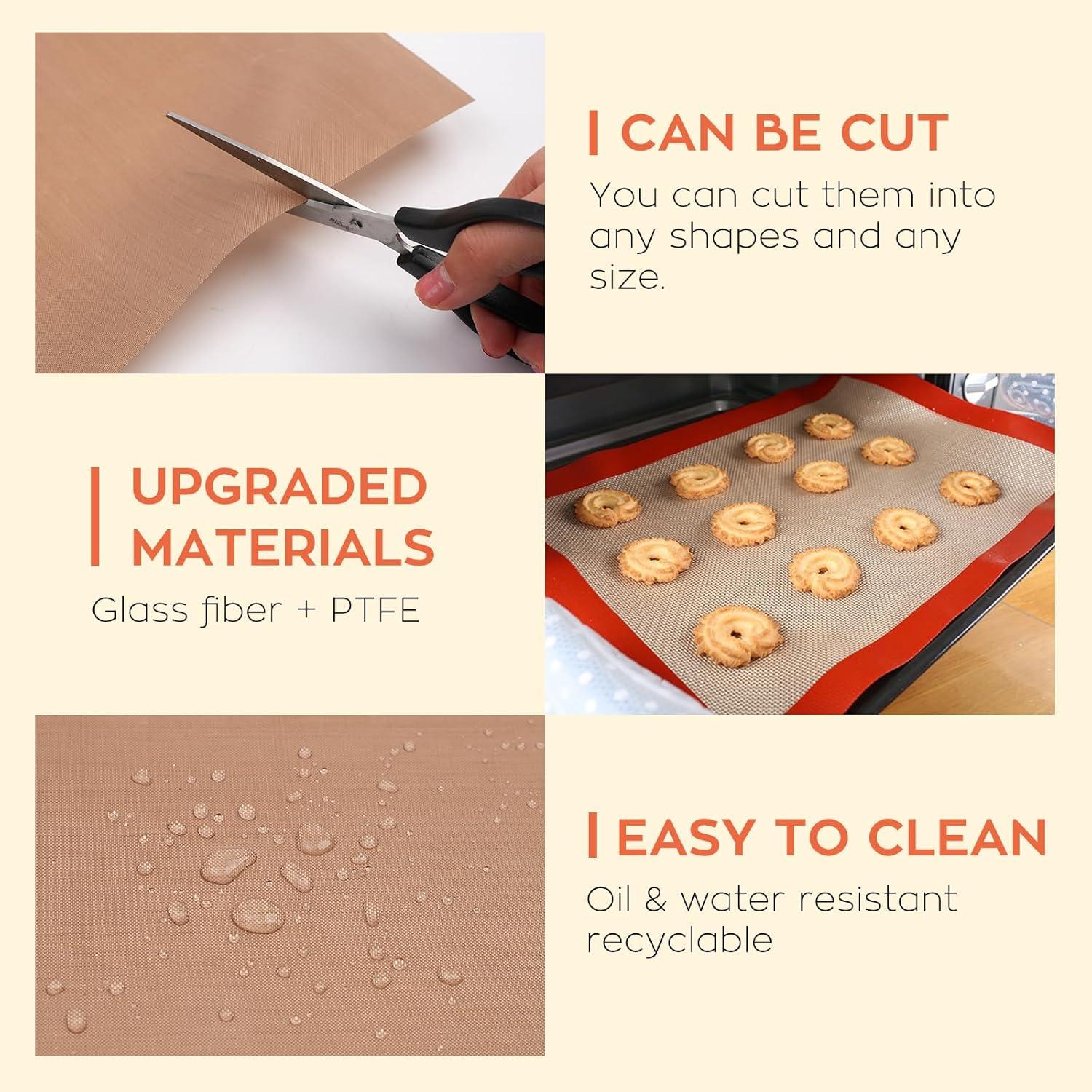 Hojas de Teflón Reutilizables HTVRONT 30.48x40.64 cm - Paquete de 3