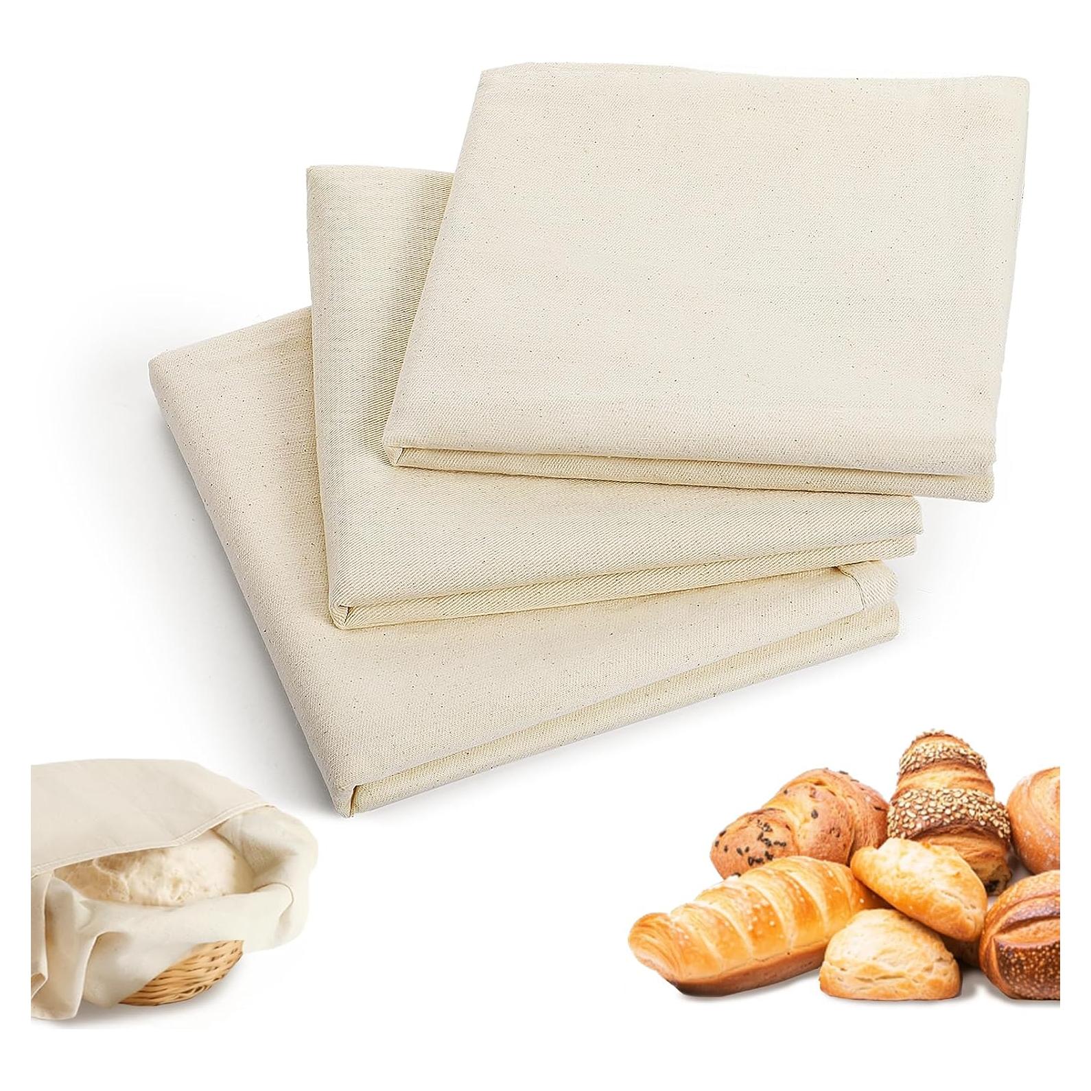 Toallas de Té ANPHSIN 71x71cm 100% Algodón para Fermentación Pan