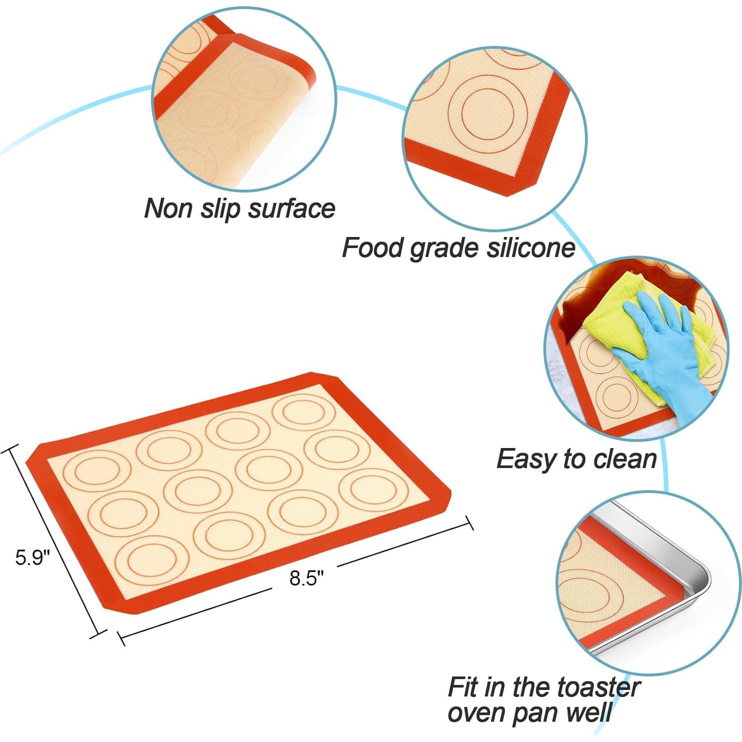 Sartén Mini TeamFar Acero Inoxidable 23 cm con Rejilla y Alfombrilla