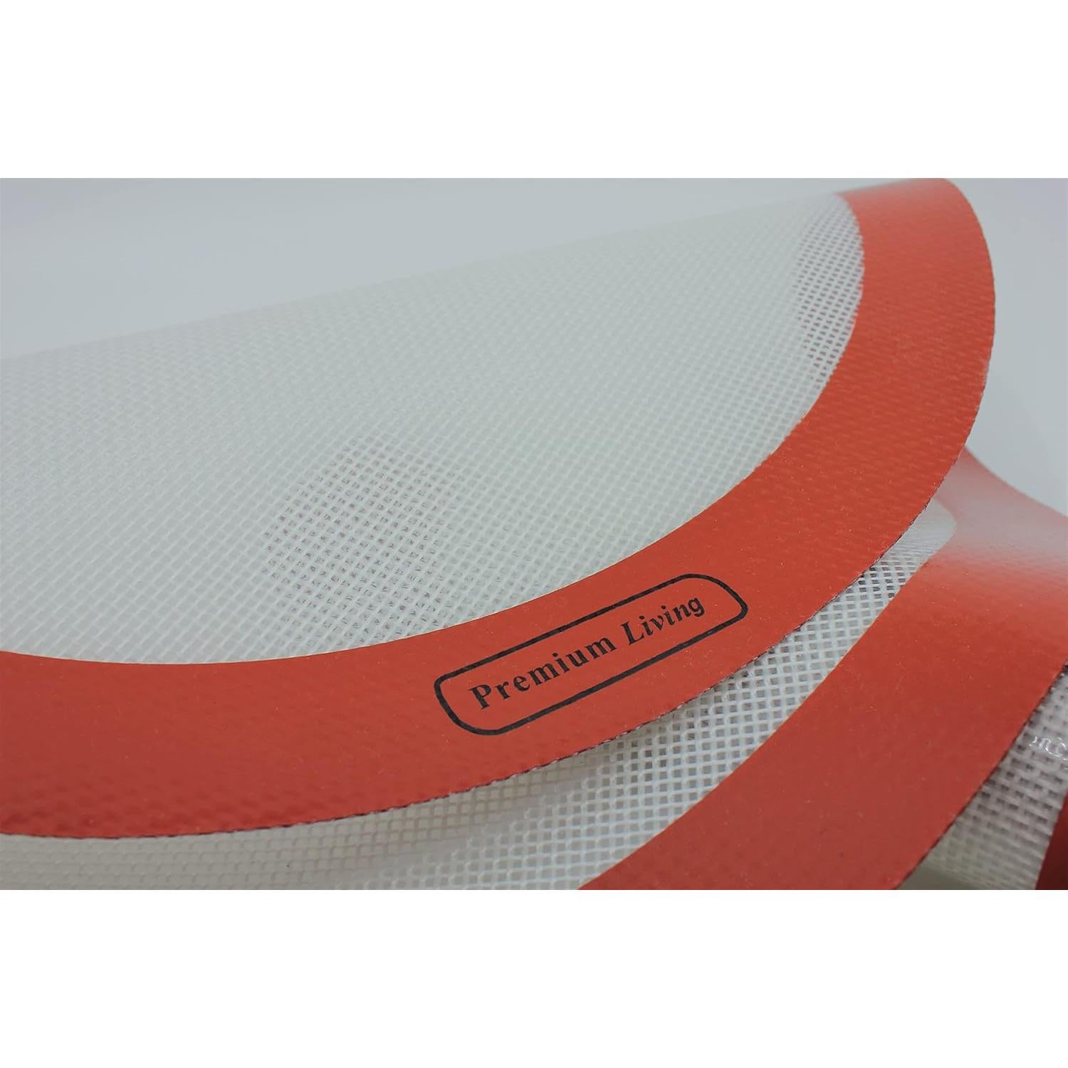 Alfombrilla de Silicona Antiadhesiva Premium Living 30.48 cm Roja - Juego de 2