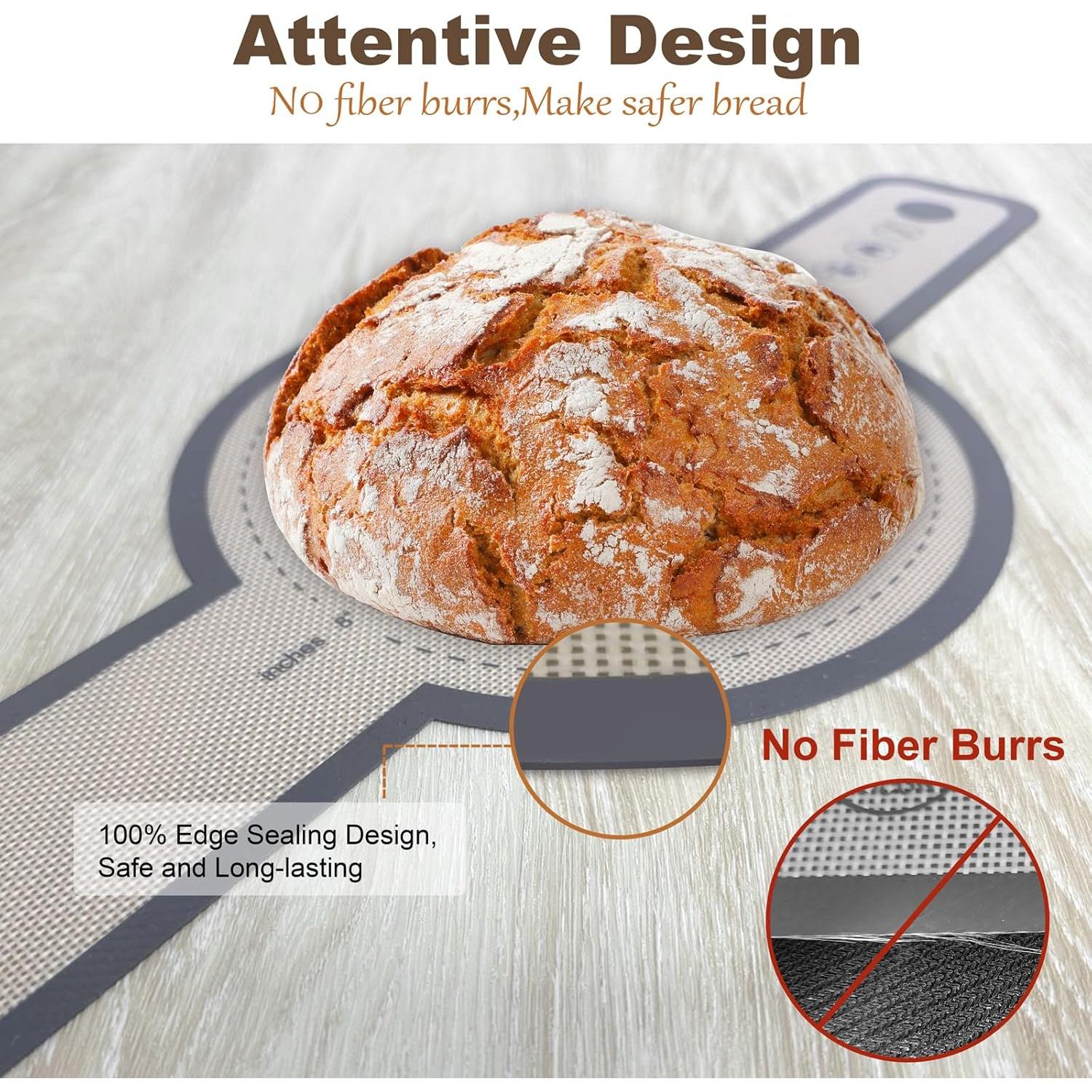 Sling de Pan de Silicona SWSKR 2 Pcs Antideslizante 21.1-24.1 cm