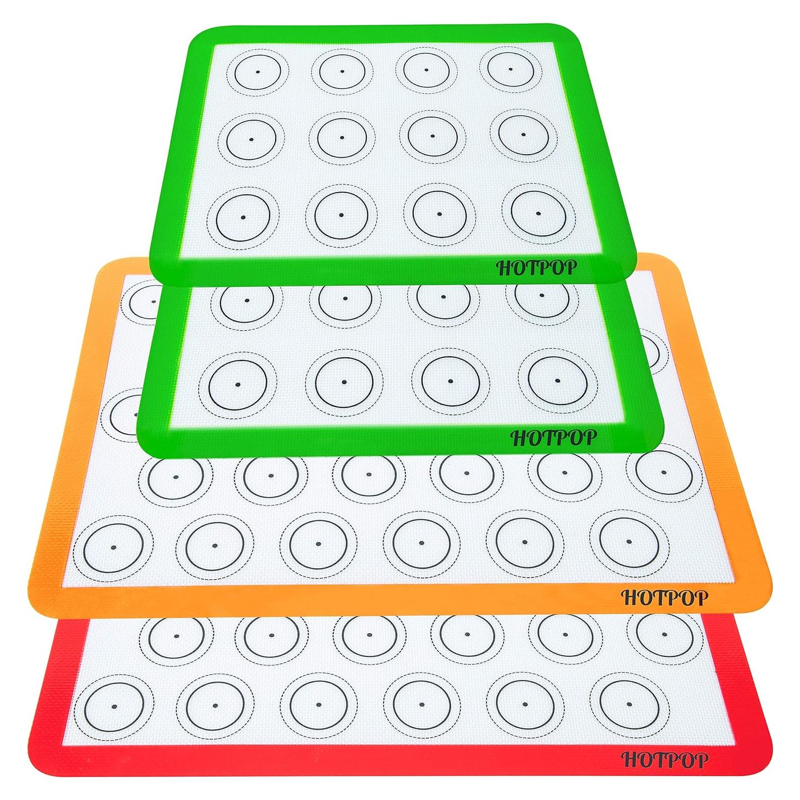 Alfombrillas de Hornear Silicona HOTPOP 4 Piezas 41.91x29.46 cm