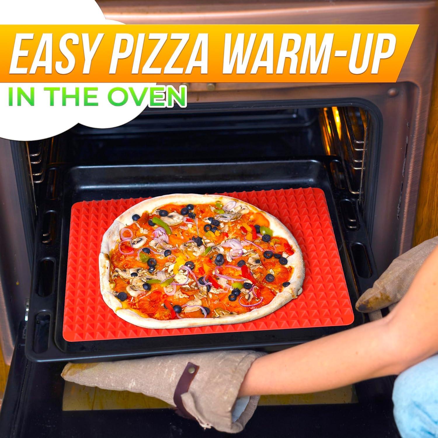 Alfombrilla de Hornear Antideslizante V TOWER 40.6x29cm Roja