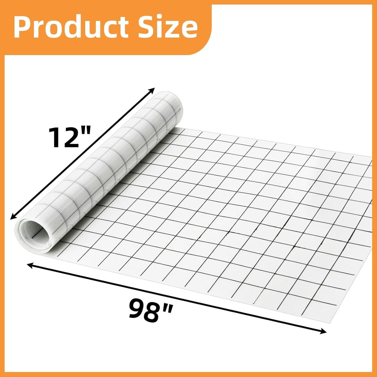 Rollo de Tapete de Silicona Antiadherente Covzoe 30.48x2.44m