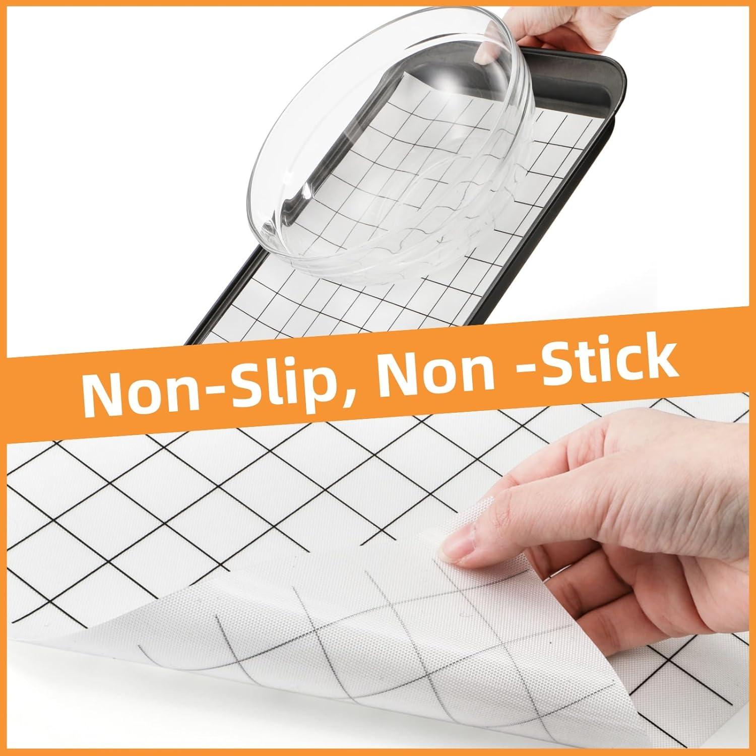 Rollo de Tapete de Silicona Antiadherente Covzoe 30.48x2.44m