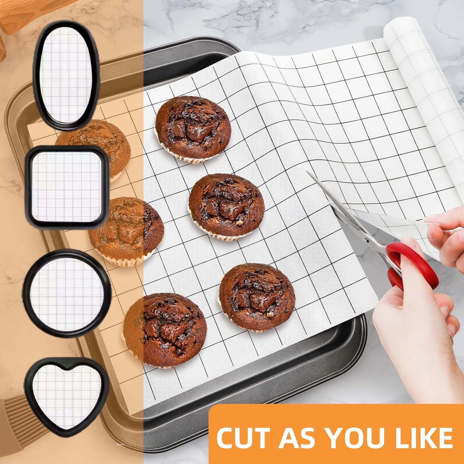 Rollo de Tapete de Silicona Antiadherente Covzoe 30.48x2.44m