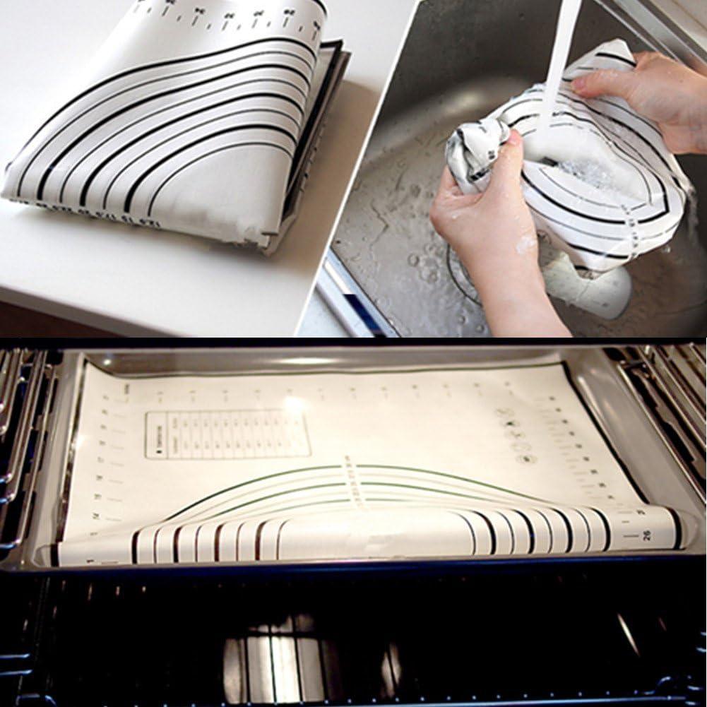 Juego de Tapetes de Silicona Daixers 2 Piezas Antiadherente