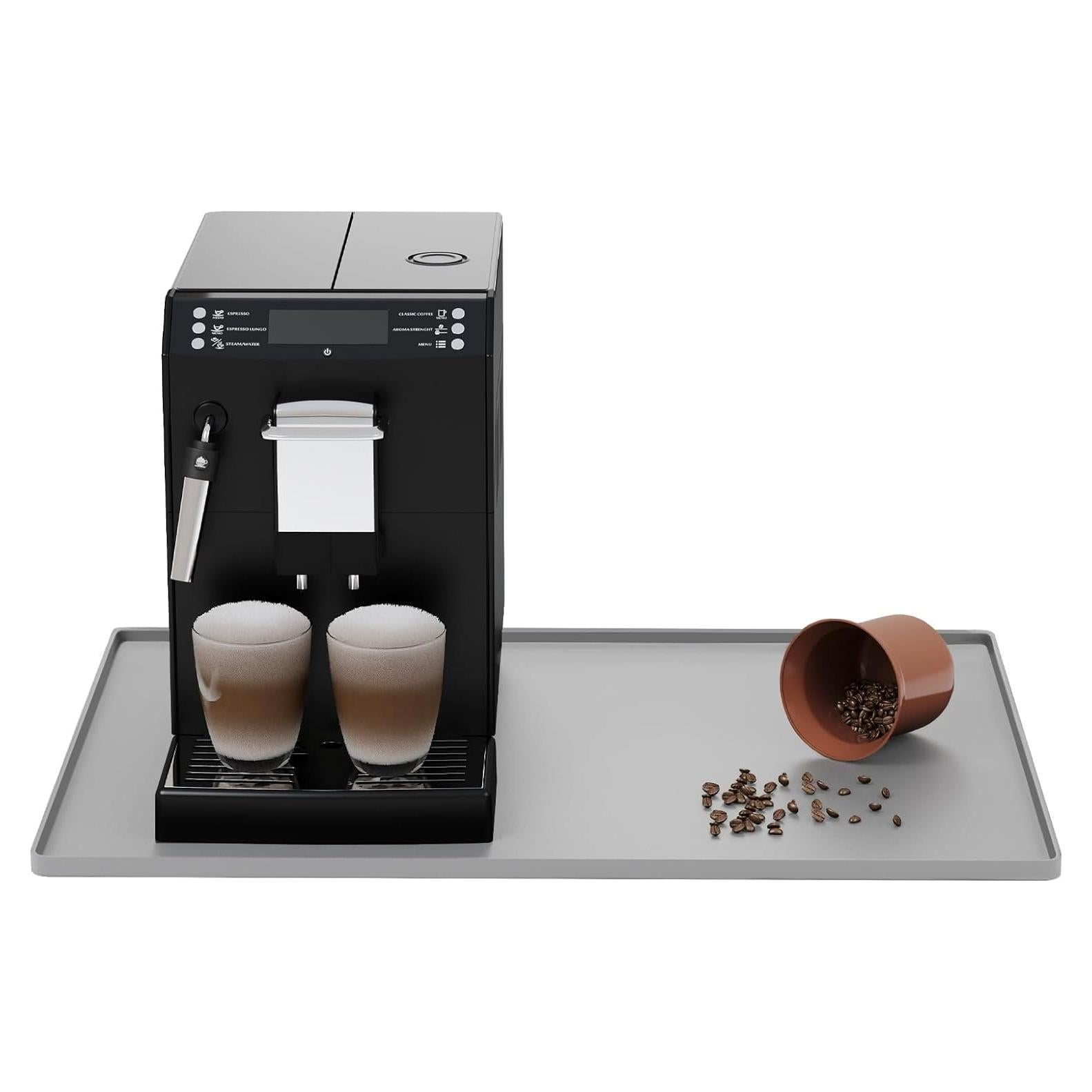 Alfombrilla de Café de Silicona WUDIALIEN 50.8x38.1 cm Gris