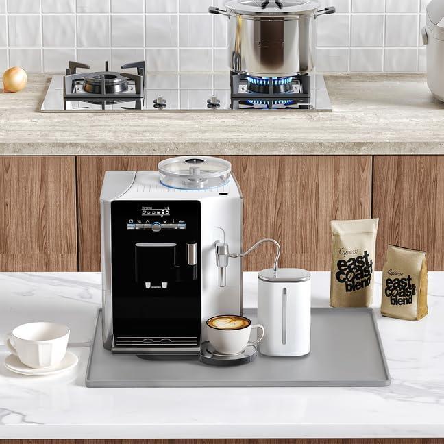 Alfombrilla de Café de Silicona WUDIALIEN 50.8x38.1 cm Gris