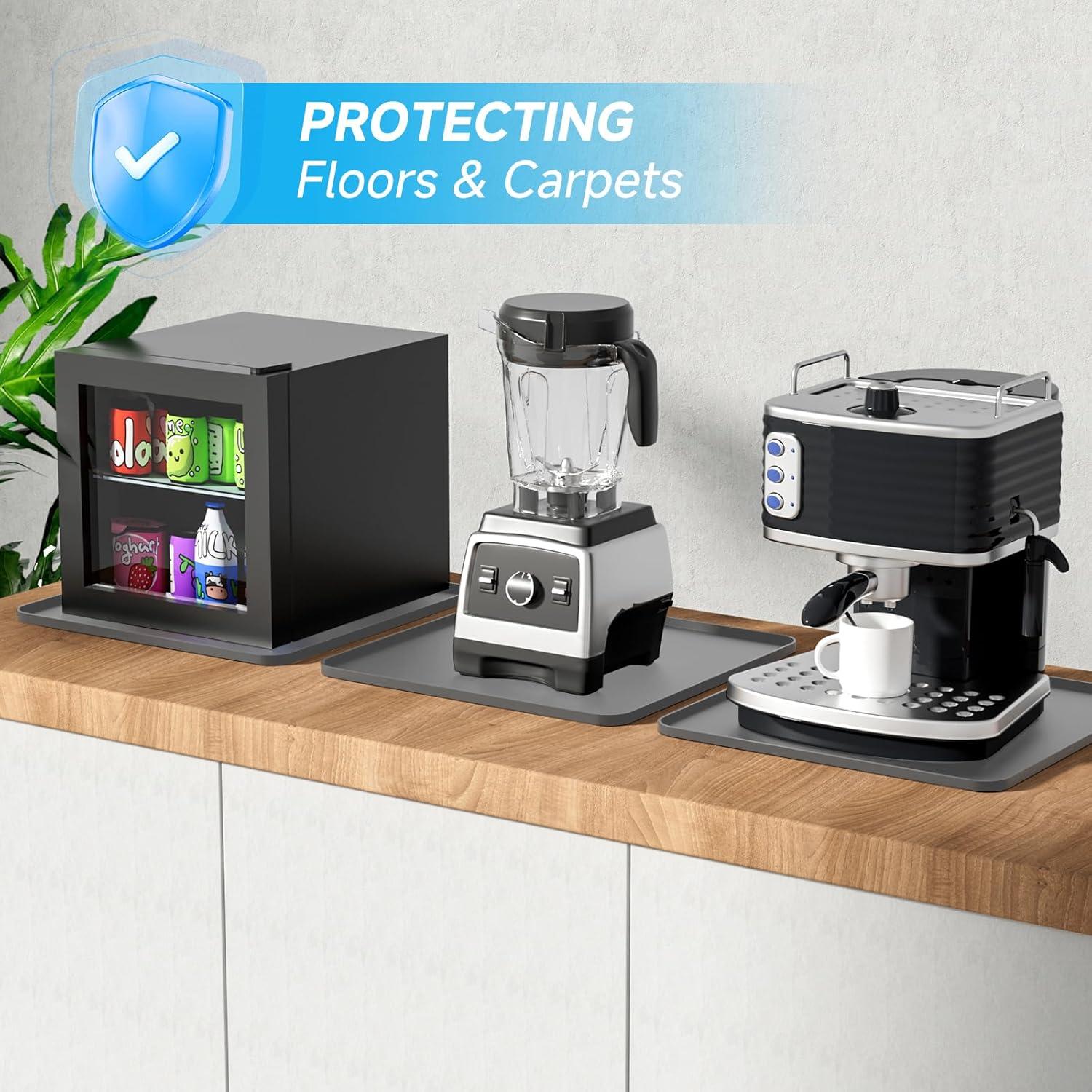 Alfombrilla de Café de Silicona WUDIALIEN 50.8x38.1 cm Gris