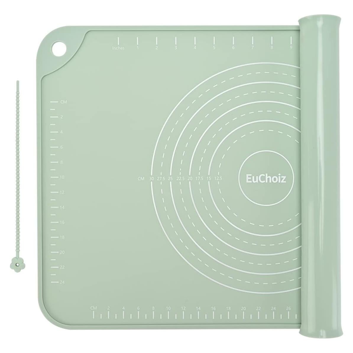 Alfombrilla de Silicona Antiadherente EuChoiz 60x40 cm Verde