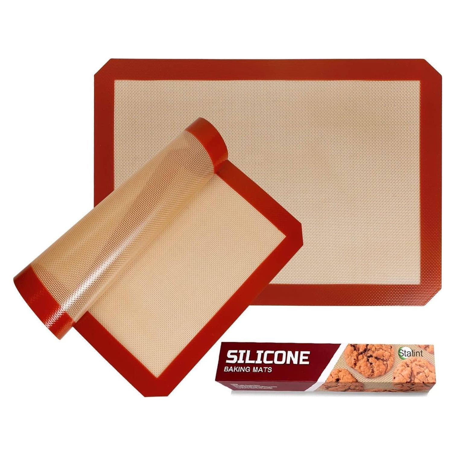 Alfombrillas de Hornear de Silicona STATINT 42x29.5 cm - Paquete de 2