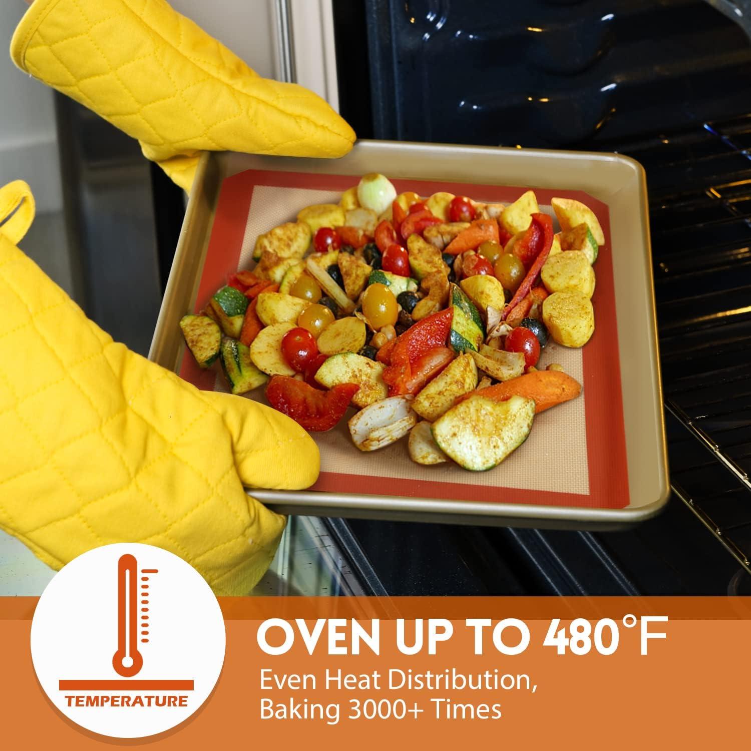 Alfombrillas de Hornear de Silicona STATINT 42x29.5 cm - Paquete de 2