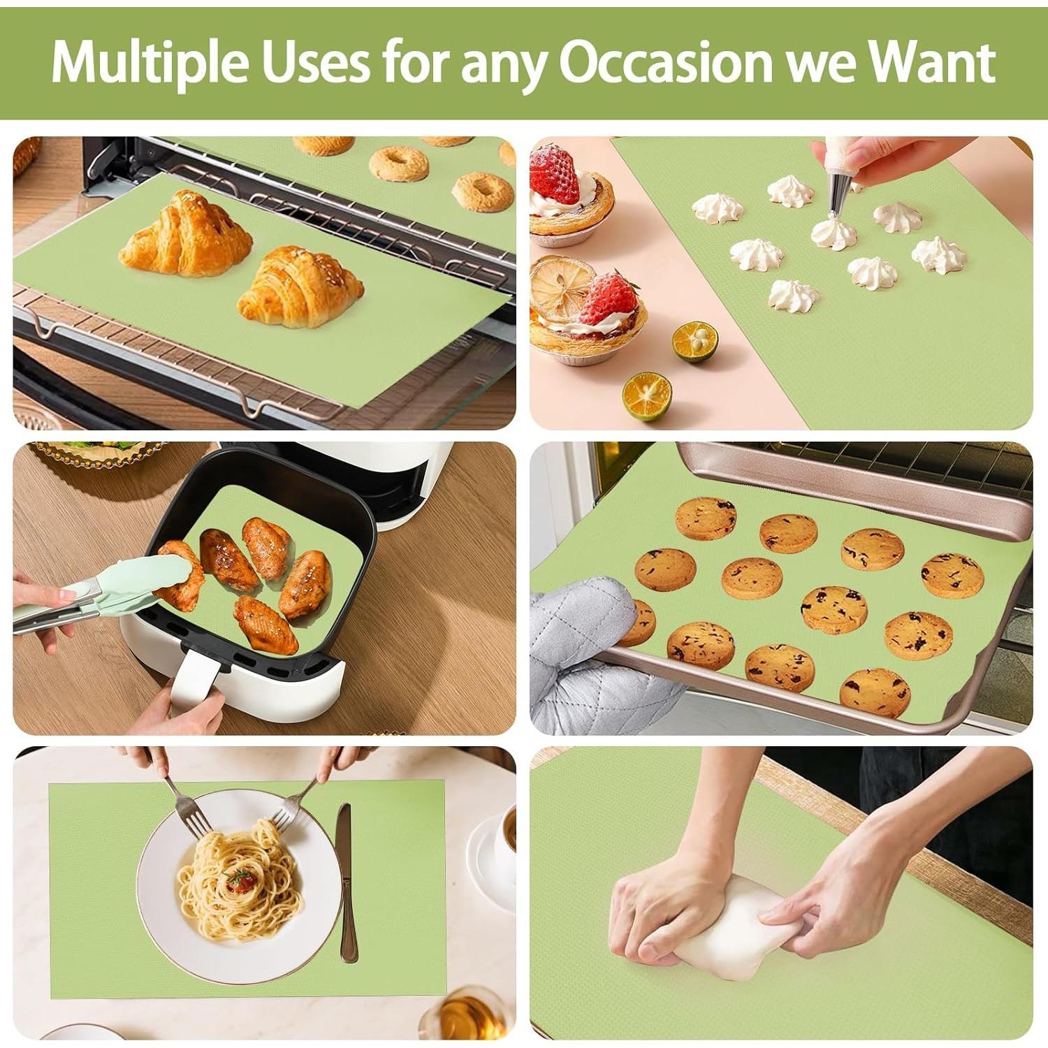 Rollo de Tapete de Silicona DUGYGA 30.48x182.88 cm Antiadherente