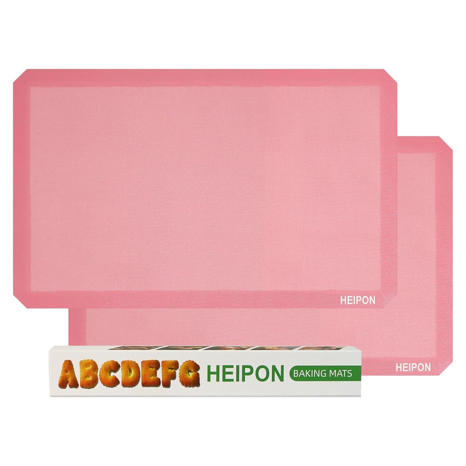 Alfombrilla de Hornear Silicona HEIPON 57x37 cm Antiadherente 2 Piezas
