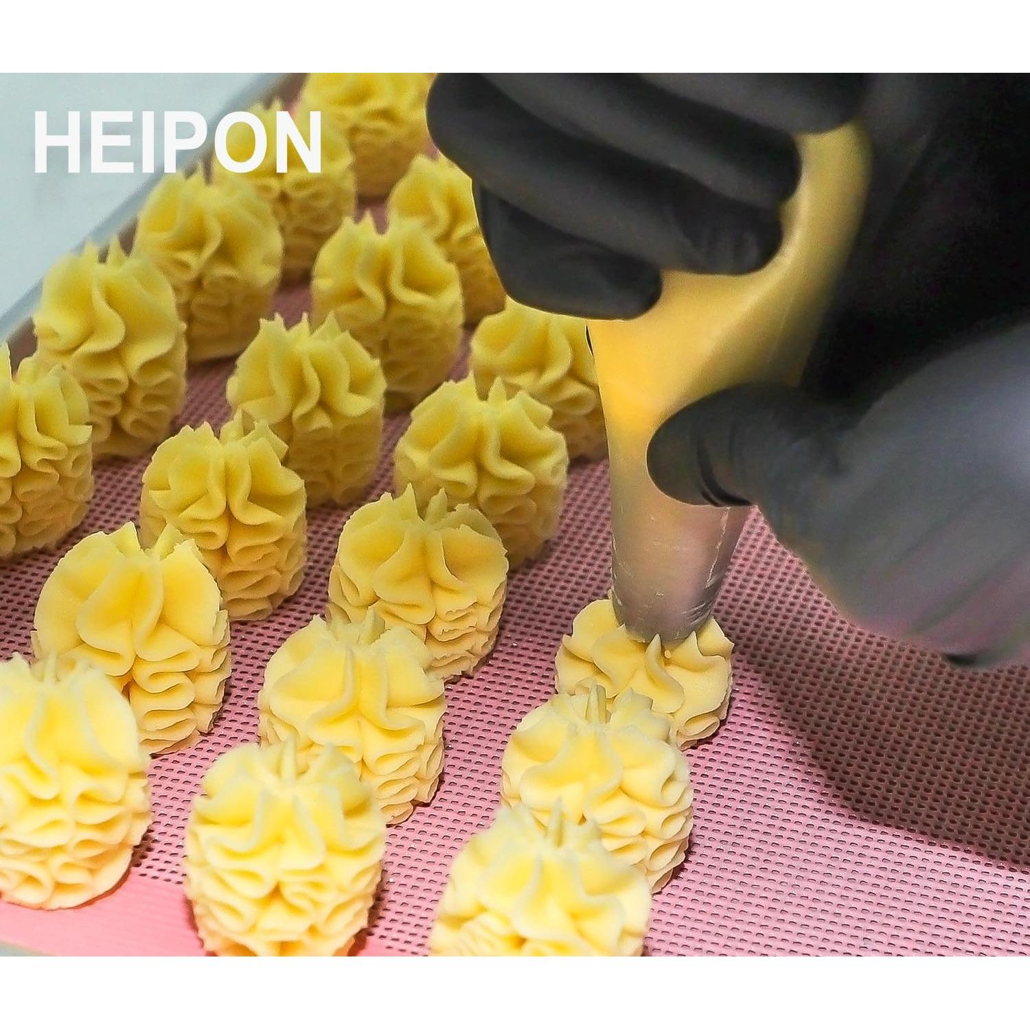 Alfombrilla de Hornear Silicona HEIPON 57x37 cm Antiadherente 2 Piezas