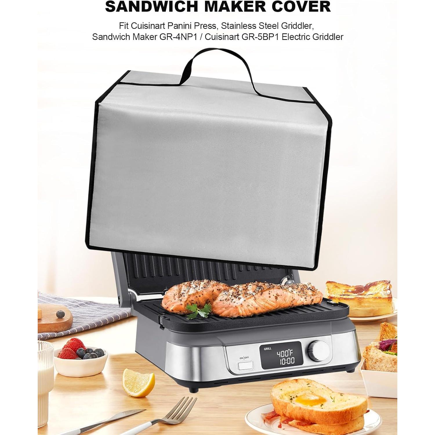 Cubierta para Sandwichera Cuisinart GR-4NP1 Nylon Resistente