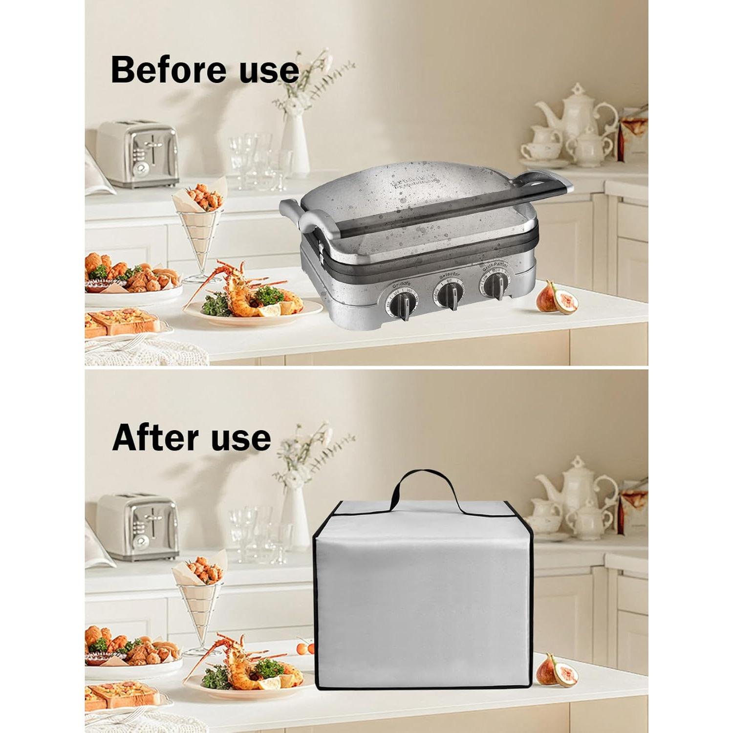 Cubierta para Sandwichera Cuisinart GR-4NP1 Nylon Resistente