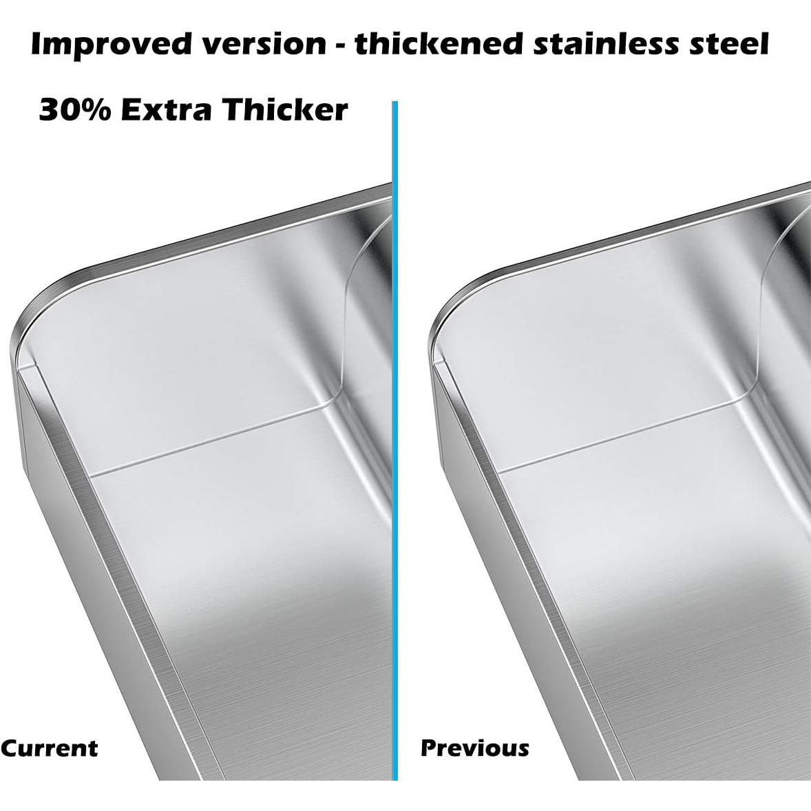 Placa de Acero Inoxidable Skyflame 43.2x32.5 cm para BBQ