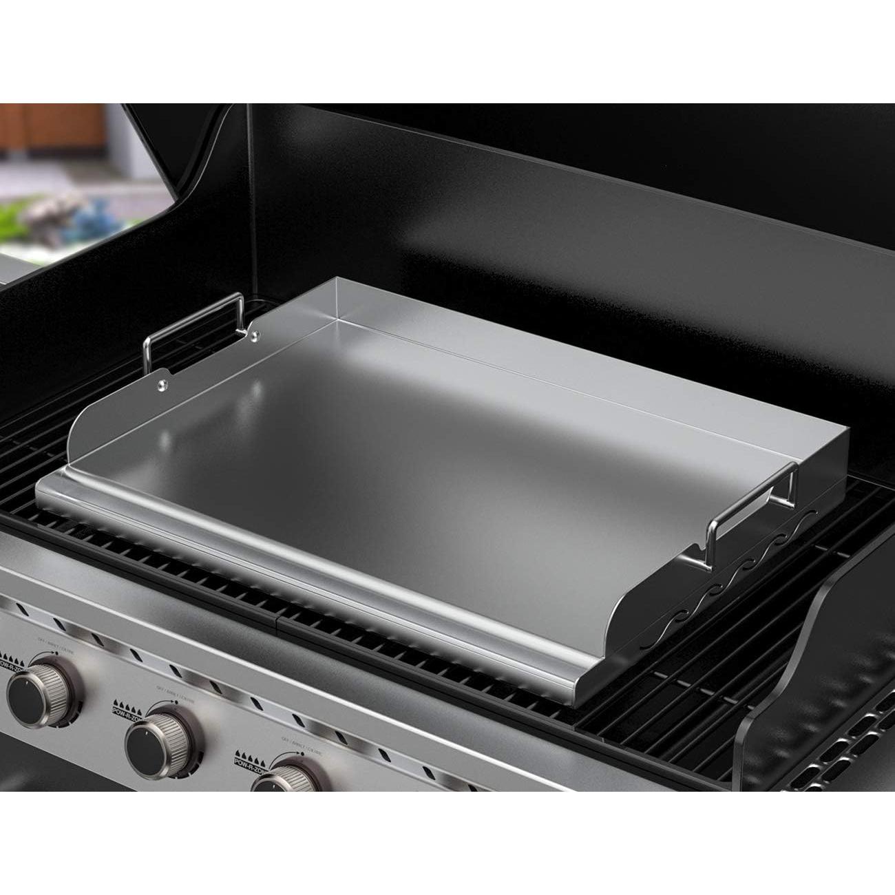 Placa de Acero Inoxidable Skyflame 43.2x32.5 cm para BBQ