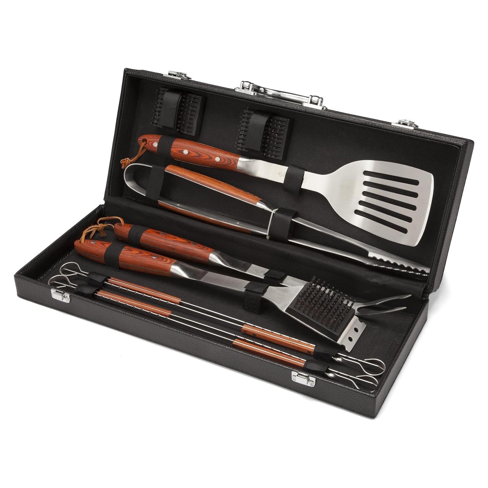 Juego de Parrilla Cuisinart 10 Piezas Acero Inoxidable BBQ