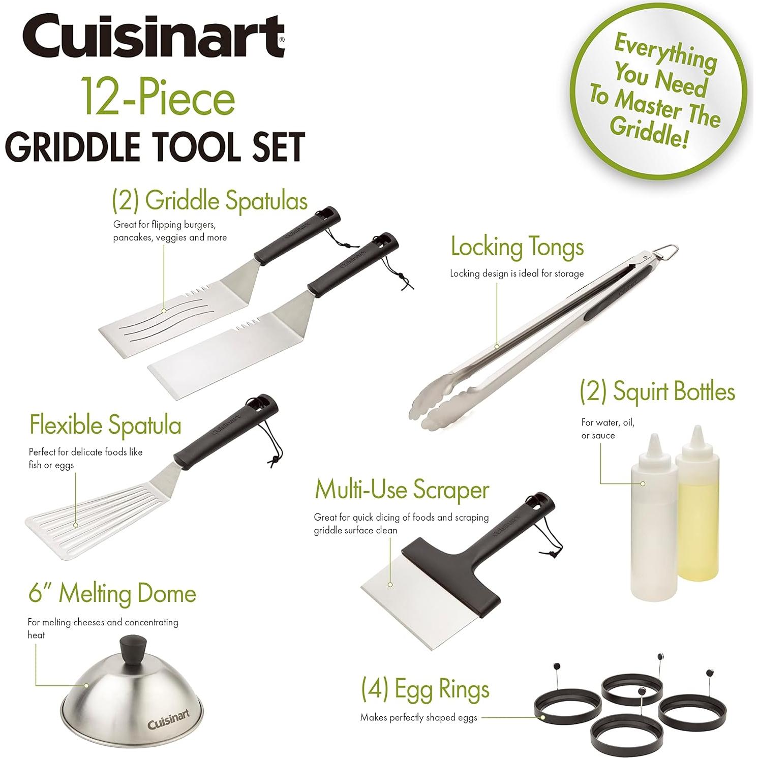 Juego de Herramientas para Plancha Cuisinart CGS-1312 - 12 Piezas