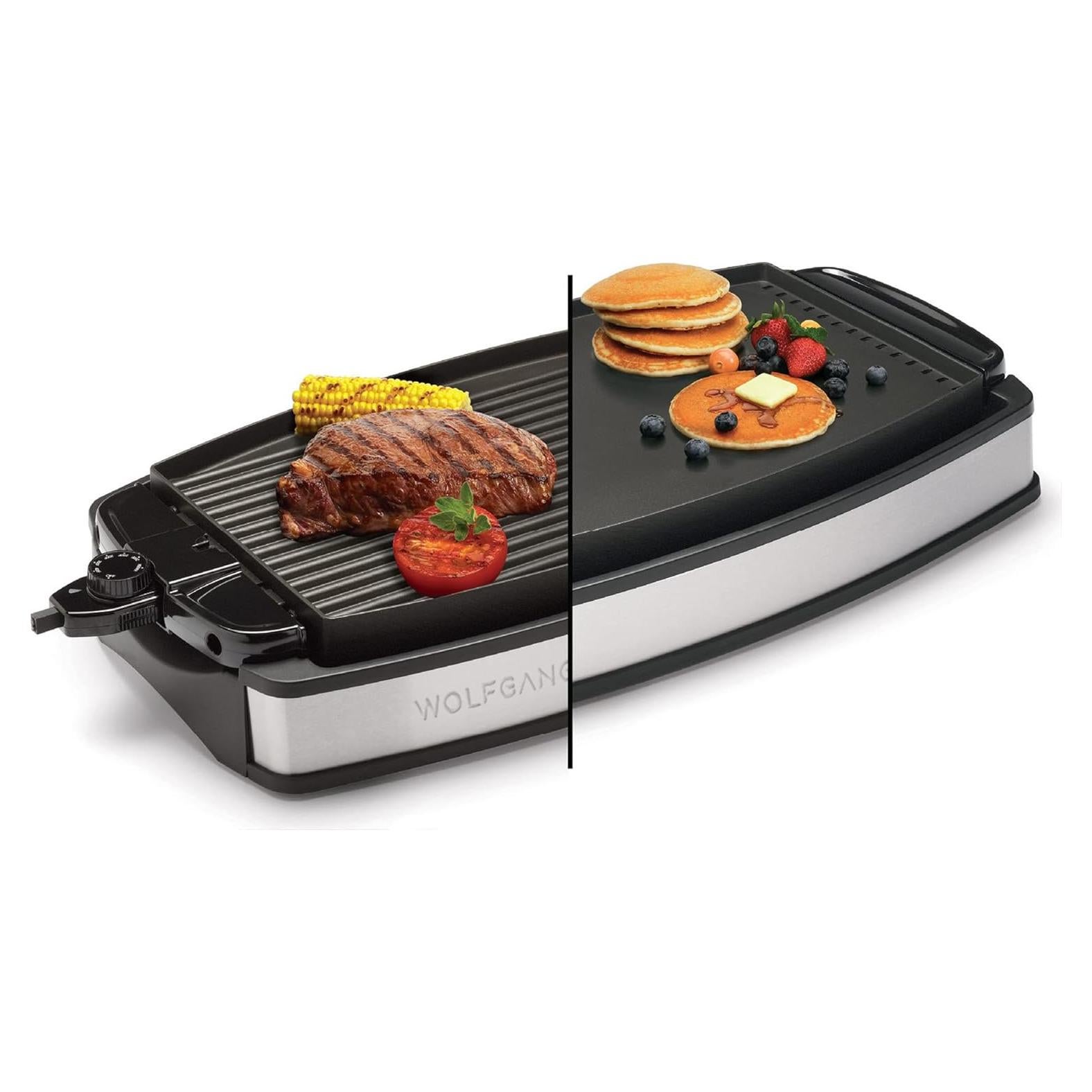 Parrilla Plancha Eléctrica Reversible Wolfgang Puck XL 1800W
