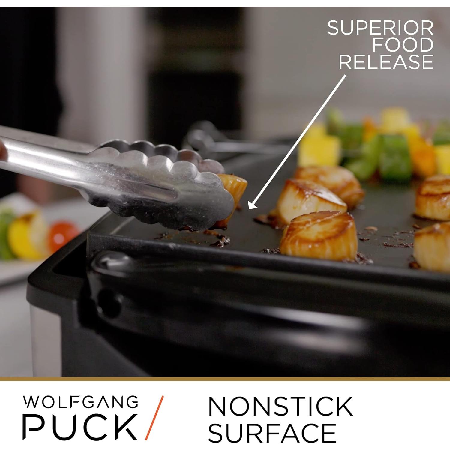 Parrilla Plancha Eléctrica Reversible Wolfgang Puck XL 1800W