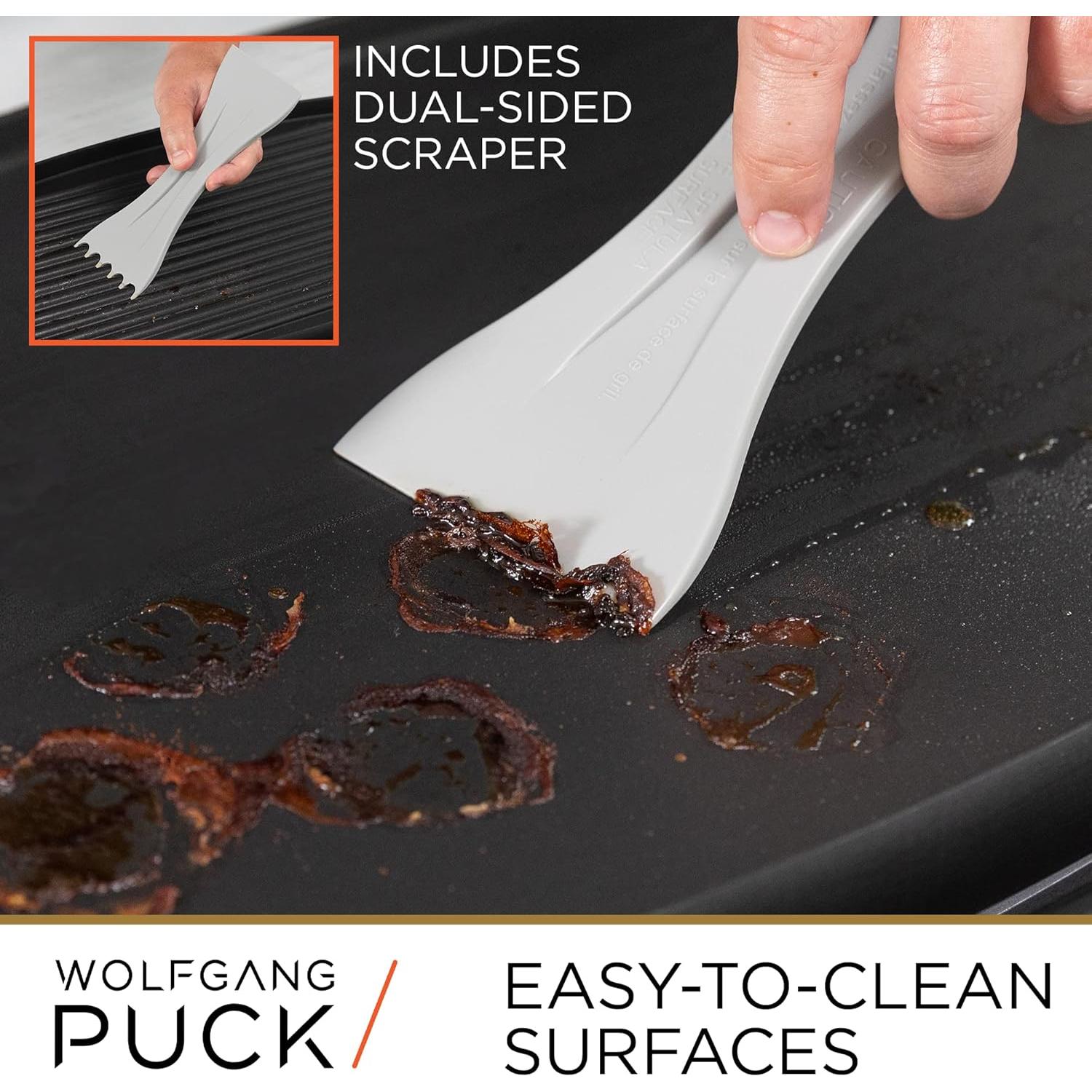 Parrilla Plancha Eléctrica Reversible Wolfgang Puck XL 1800W