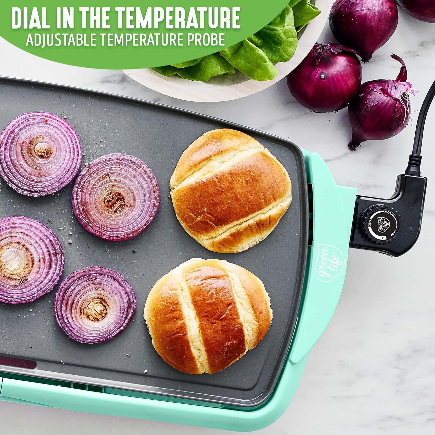 Plancha Eléctrica GreenLife 50.8 cm Cerámica Antiadherente