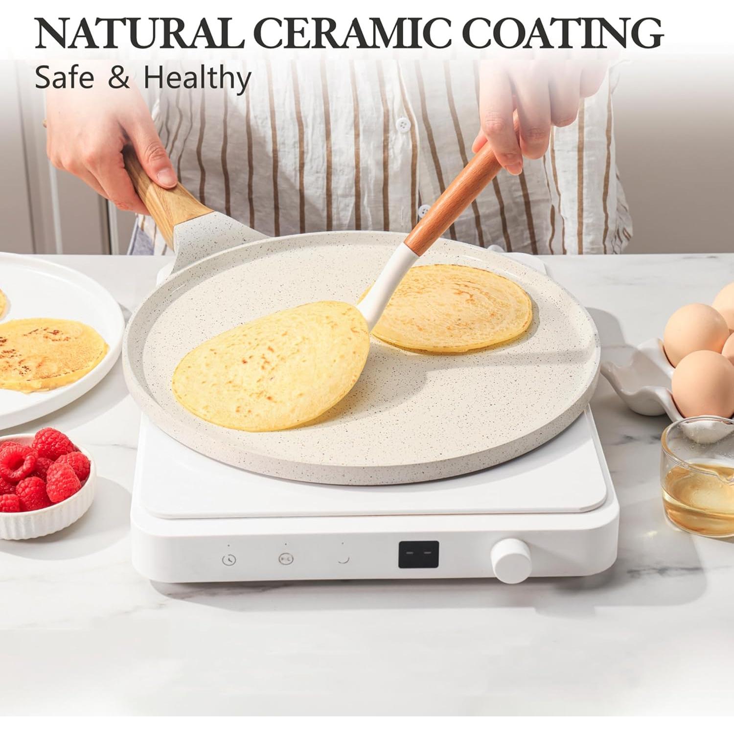 Sartén para Crepas SENSARTE 30.48 cm Antiadherente Cerámica