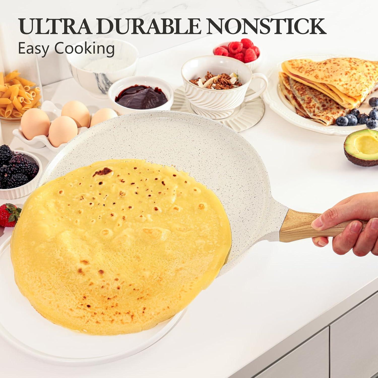 Sartén para Crepas SENSARTE 30.48 cm Antiadherente Cerámica