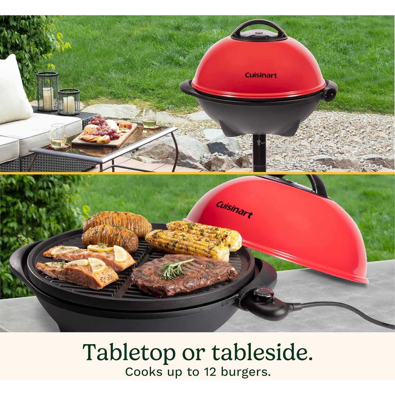 Parrilla Eléctrica Cuisinart 2-en-1 Interior/Exterior 1500W