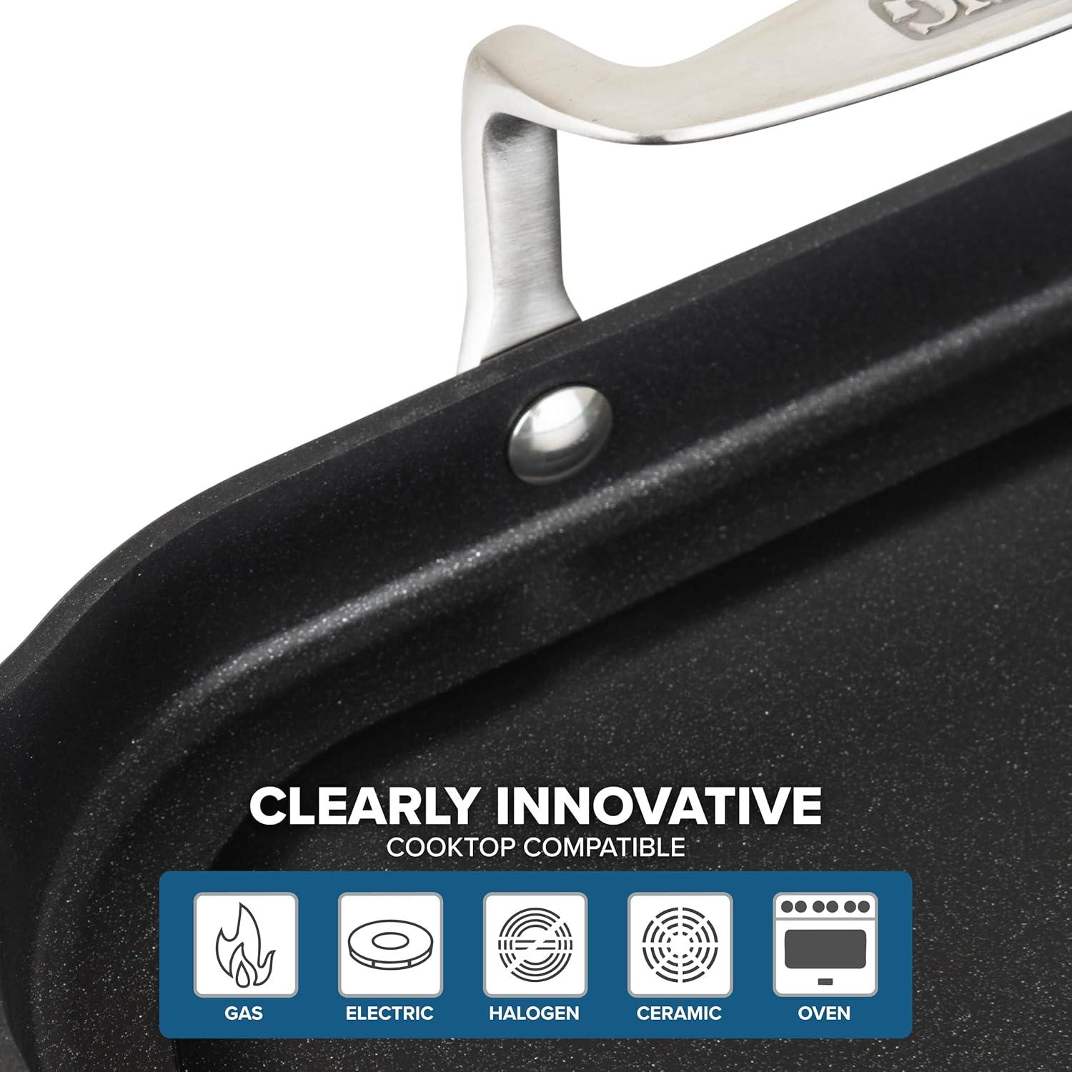 Sartén Doble Quemador Antiadherente Viking 48.3x27.9cm