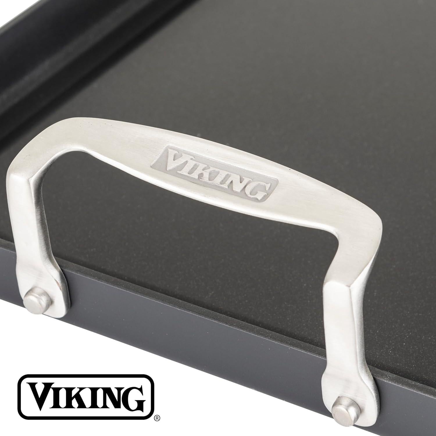 Sartén Doble Quemador Antiadherente Viking 48.3x27.9cm