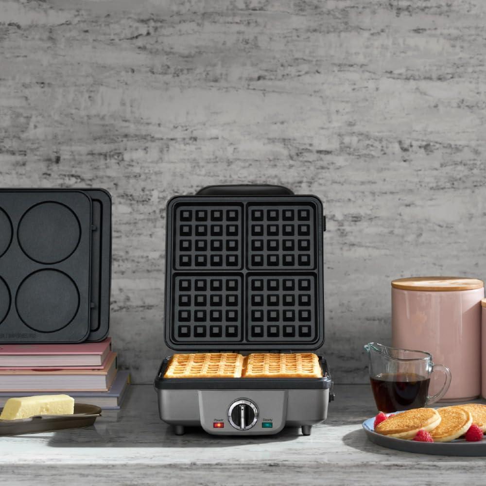 Máquina de Waffles Belgas Cuisinart WAF-300P1 Acero Inoxidable