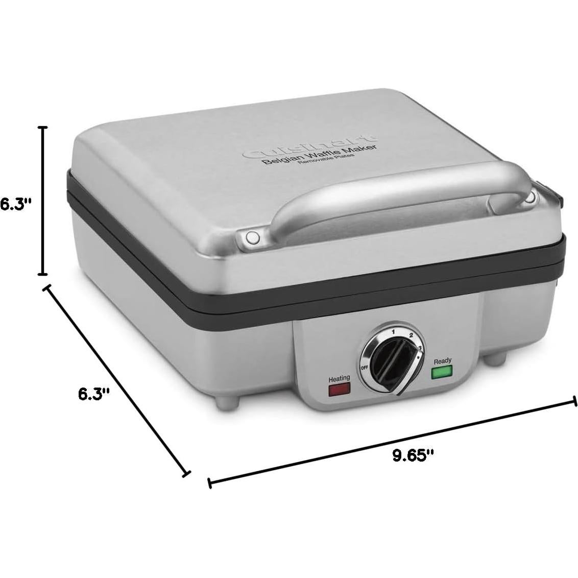Máquina de Waffles Belgas Cuisinart WAF-300P1 Acero Inoxidable