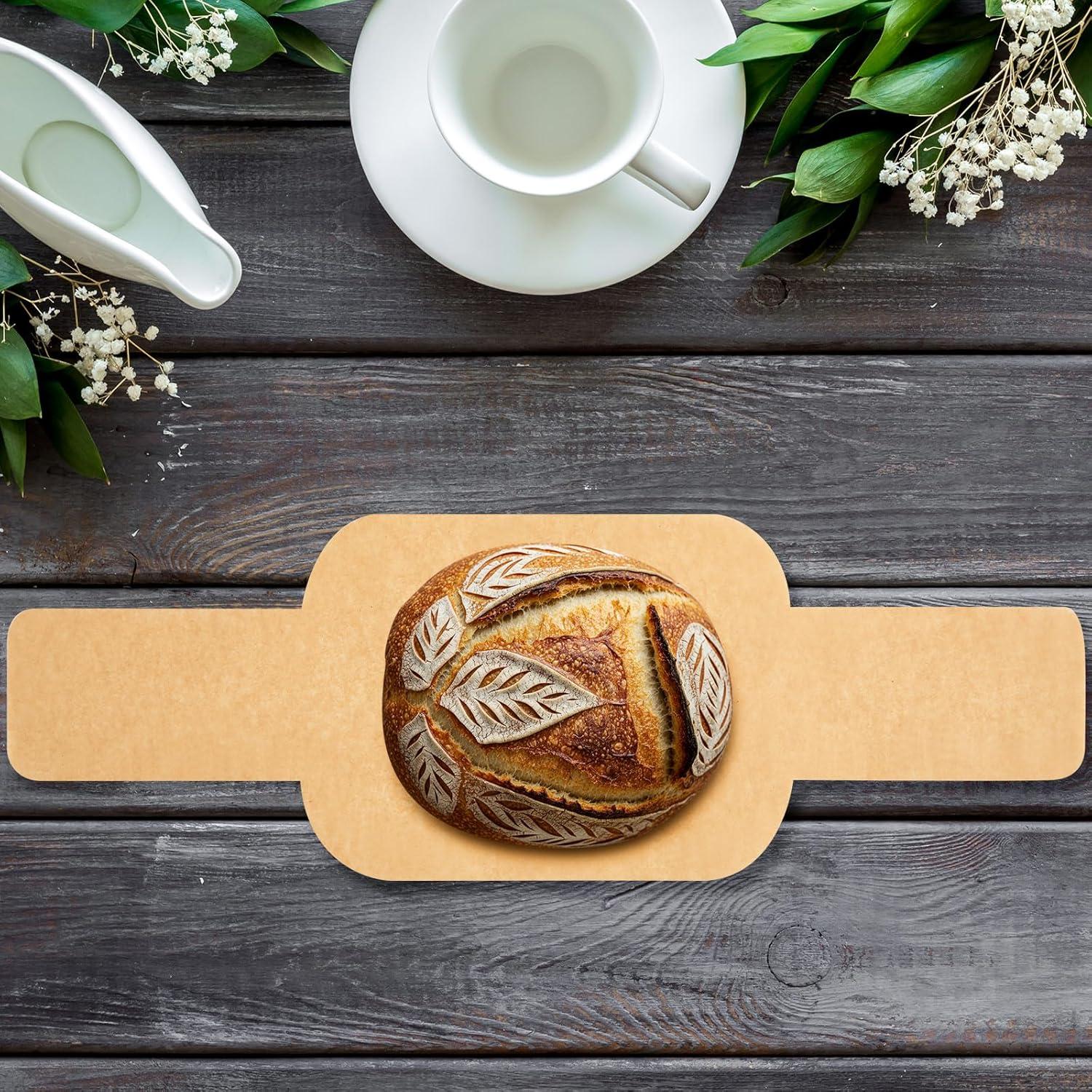 Papel de Horno Marspark 100 Pcs Ovalado con Mango Largo