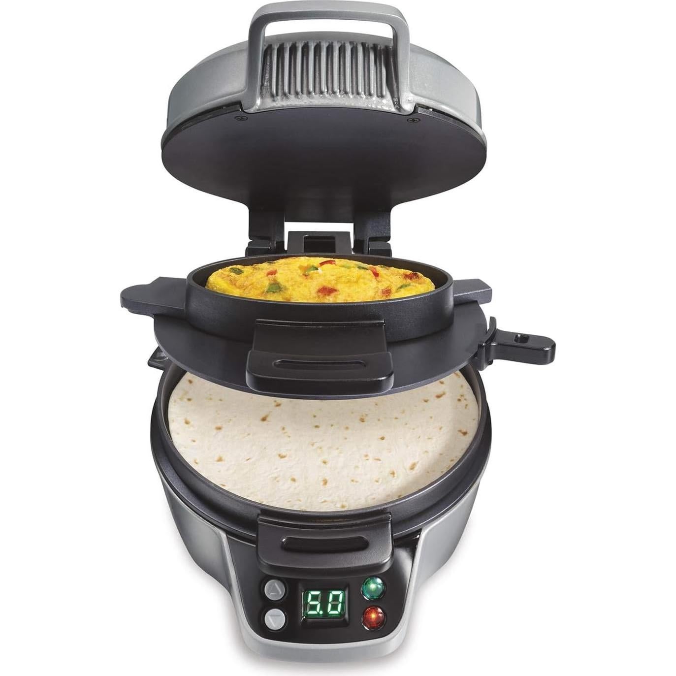 Hacedor de Burritos para Desayuno Hamilton Beach 25495 Plata