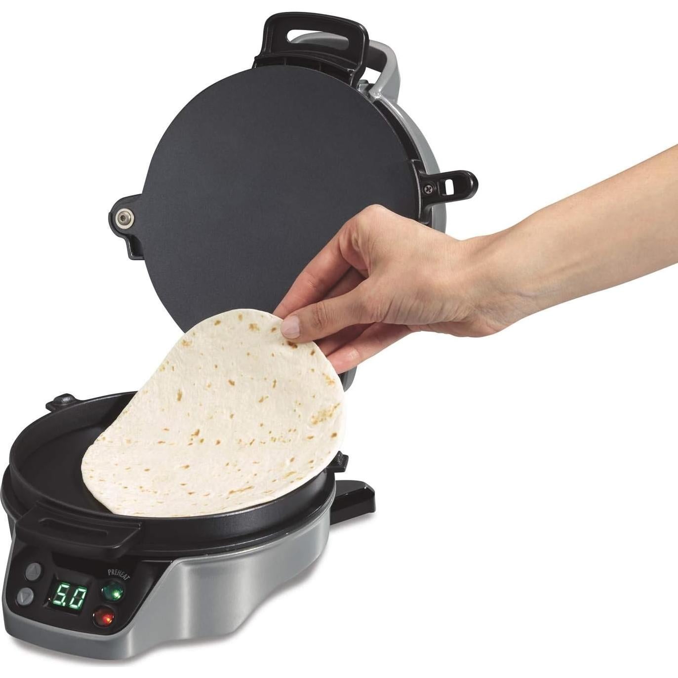 Hacedor de Burritos para Desayuno Hamilton Beach 25495 Plata