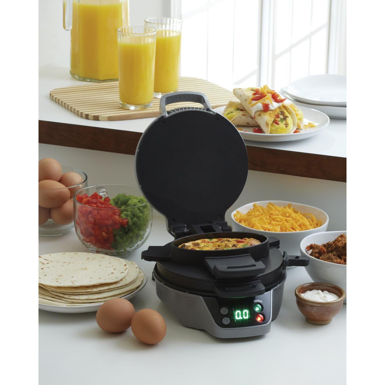 Hacedor de Burritos para Desayuno Hamilton Beach 25495 Plata