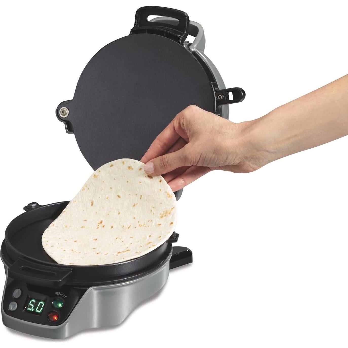 Hacedor de Burritos para Desayuno Hamilton Beach 25495 Plata