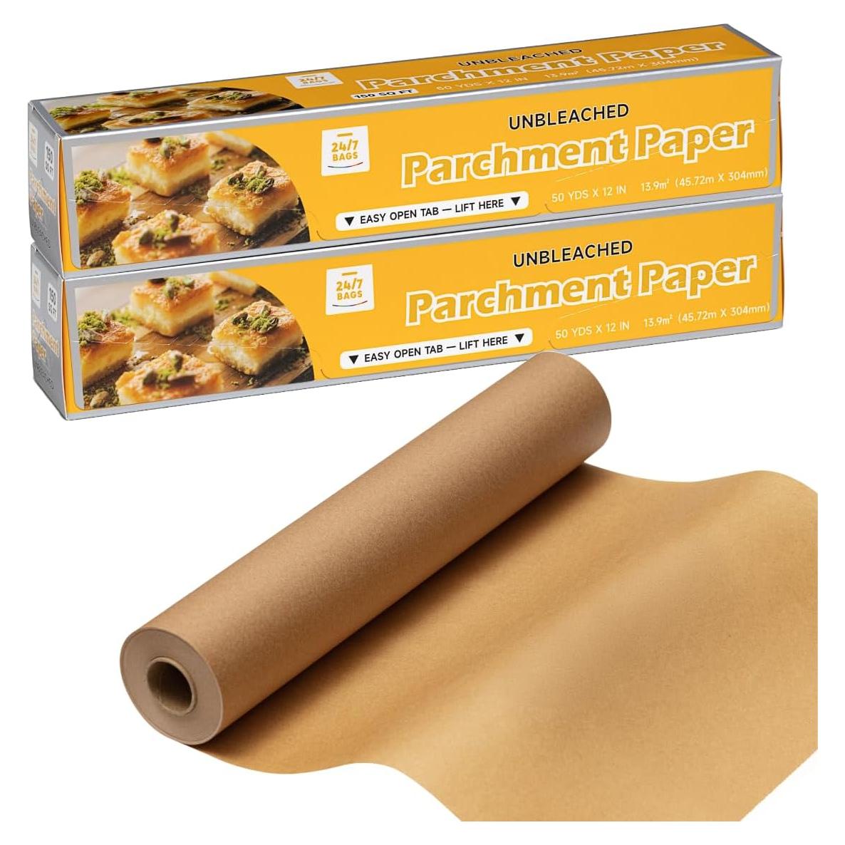 Papel Pergamino Antiadhesivo BOLSAS 24/7 300 ft² 12"