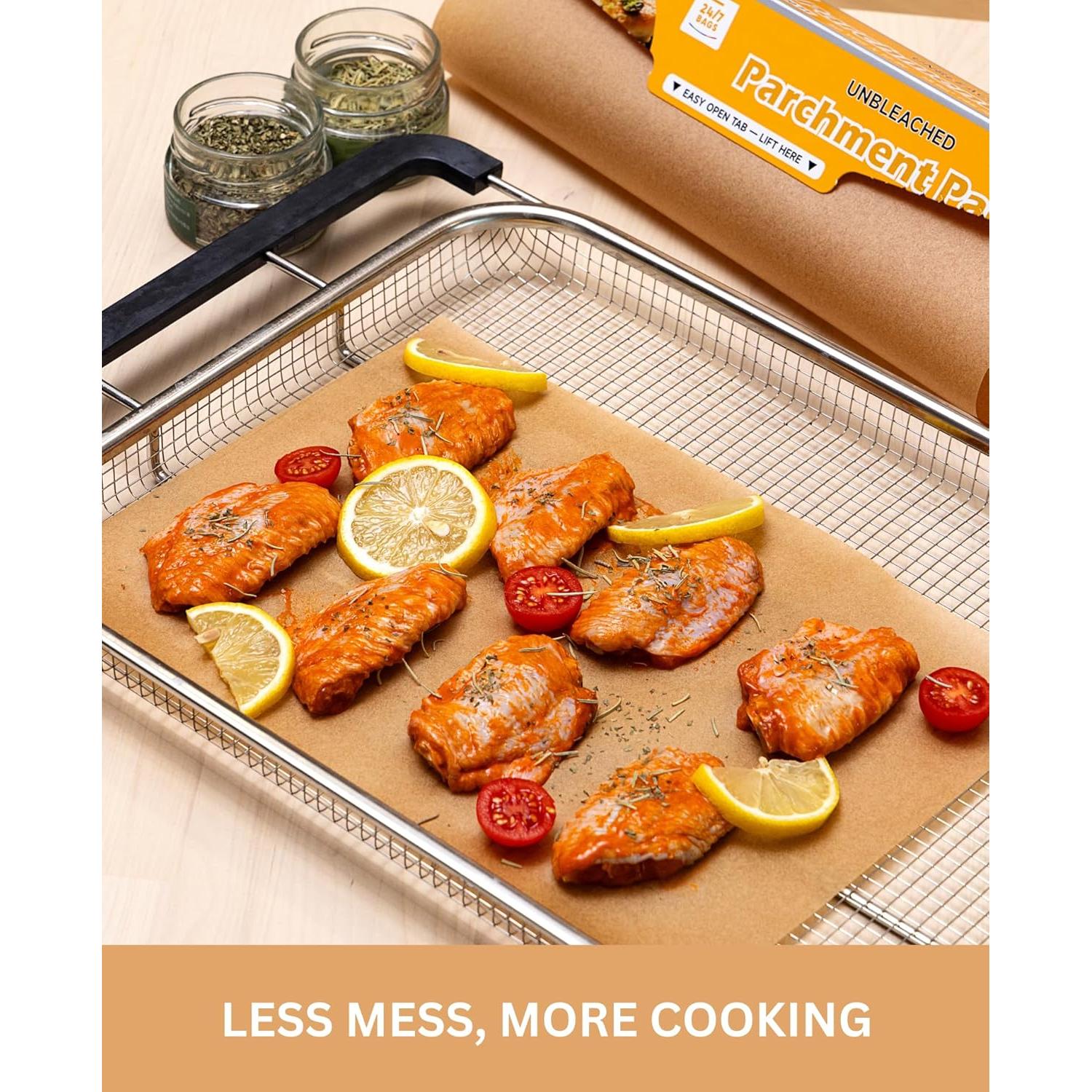 Papel Pergamino Antiadhesivo BOLSAS 24/7 300 ft² 12"