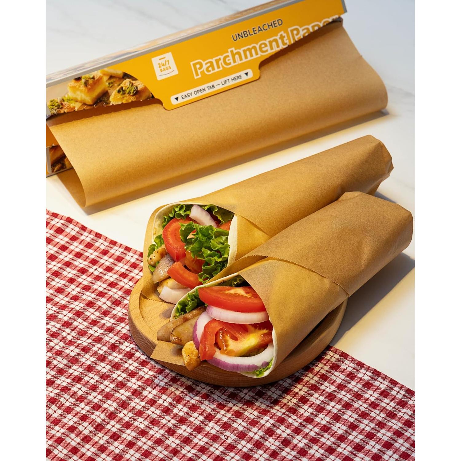 Papel Pergamino Antiadhesivo BOLSAS 24/7 300 ft² 12"